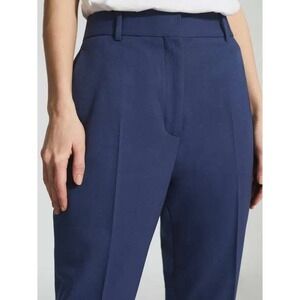 Reiss Sienna Navy‎ Blue Cropped Dress Pants Career Casual Trousers Fits 29x27